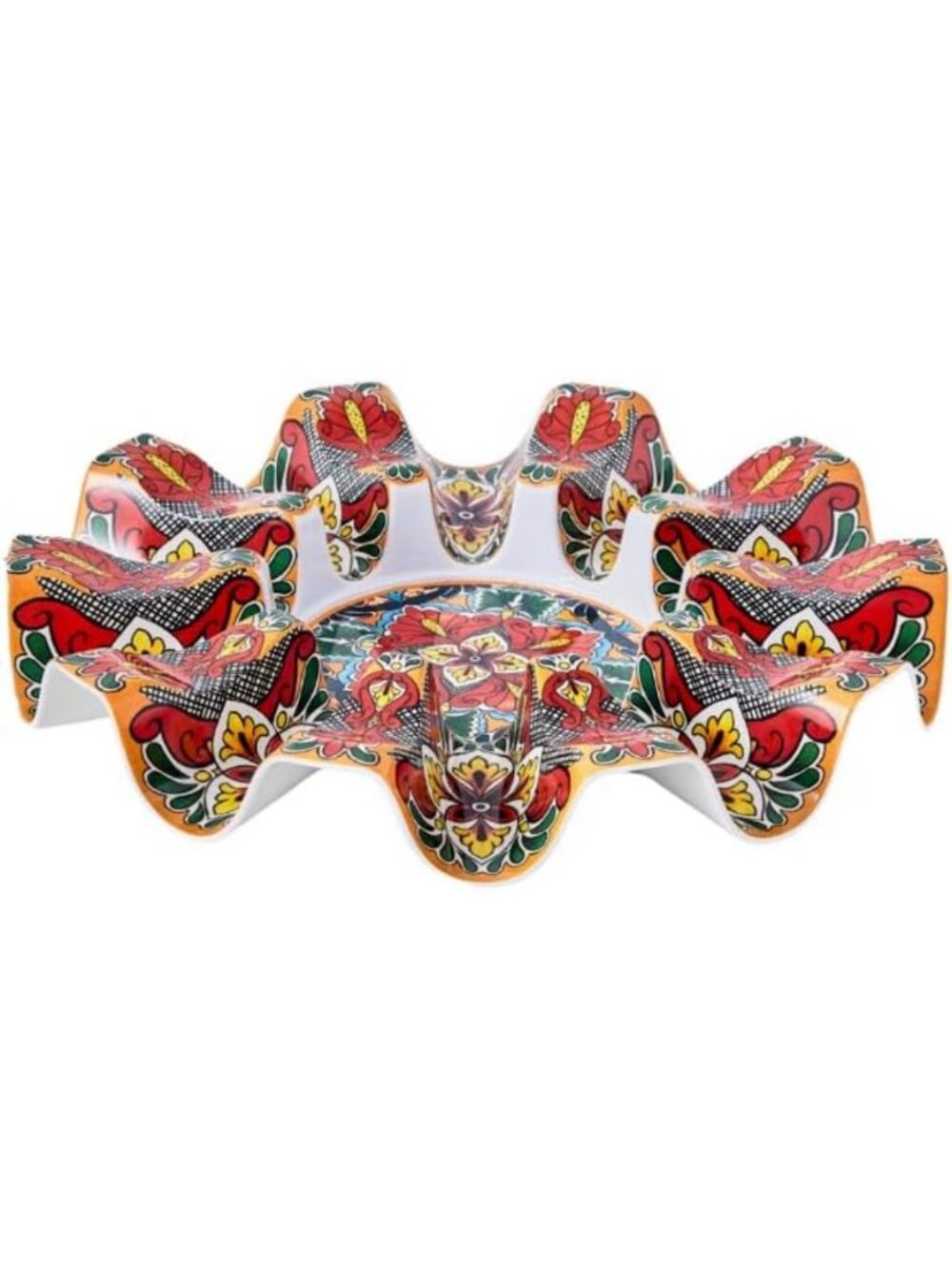 Colorful Taco Holder Carousel - Vibrant Red, Perfect for Parties & Entertaining